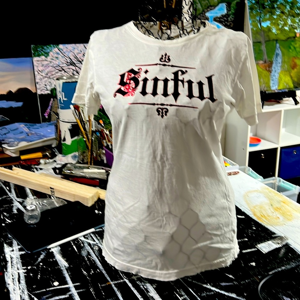 Women’s Vintage Sinful by Afflictions t-shirt
